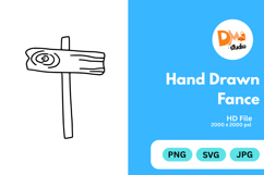 Hand Drawn Fence Product Image 1