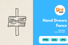 Hand Drawn Fence Product Image 1