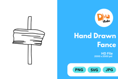 Hand Drawn Fence Product Image 1