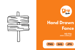 Hand Drawn Fence Product Image 1