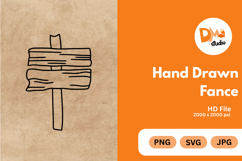 Hand Drawn Fence Product Image 1