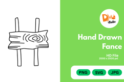 Hand Drawn Fence Product Image 1