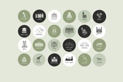 hand drawn instagram highlight icons travel