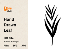 Hand Drawn Leaf Botanical Clipart Set |PNG| SVG| JPG Product Image 1