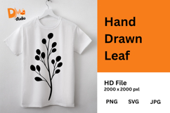 Hand Drawn Leaf Botanical Clipart Set |PNG| SVG| JPG Product Image 1