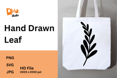 Hand Drawn Leaf Botanical Clipart Set |PNG| SVG| JPG Product Image 1