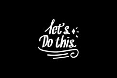 Hand drawn lettering quote modern calligraphy design Product Image 2