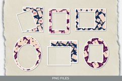 Mail with Vintage Color Seamless pattern Frames Product Image 1