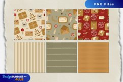 Vintage Hand Drawn Mail Seamless Pattern Paper Pack Product Image 1