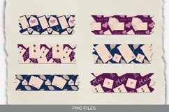 Mail with Vintage Color Seamless Patterned Tape Product Image 1