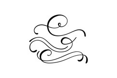 Hand Drawn Ornaments 02 SVG Cut File Product Image 1