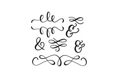 Hand Drawn Ornaments 03 SVG Cut File Product Image 1