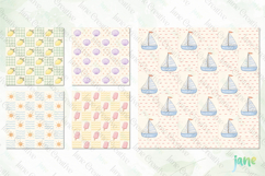 Hand-Drawn Pastel Summer Vibes Pattern Product Image 2