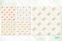 Hand-Drawn Pastel Summer Vibes Pattern Product Image 4