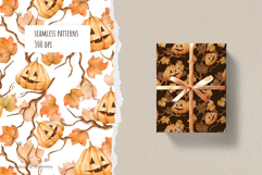 Pumpkin Seamless Pattern Set Product Image 3