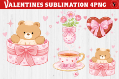 Hand-draw Valentine's sublimation | Romantic Valentines png Product Image 1
