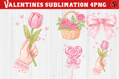 Hand-draw Valentine's sublimation | Romantic Valentines png Product Image 1