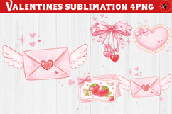Hand-draw Valentine's sublimation | Romantic Valentines png Product Image 11