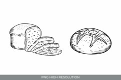 Hand Drawn Vintage Bakery Clipart Product Image 1