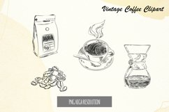 Hand Drawn Vintage Coffee Clipart Product Image 1