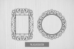 Hand Drawn Vintage Frame Clipart Product Image 1