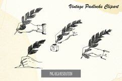 Hand Drawn Hand Writing Quill Feather Product Image 1
