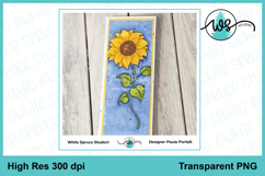 Hand Drawn Whimsical Flower PNG Printable, Flower Digi Stamp Product Image 3