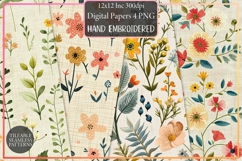 Hand Embroidered Style Easter Pattern Product Image 1