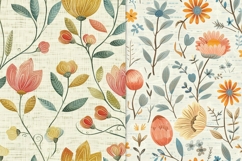 Hand Embroidered Style Easter Pattern Product Image 2