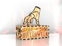 Hand Lantern SVG File - Spooky Night Light &amp; Centerpiece Product Image 7