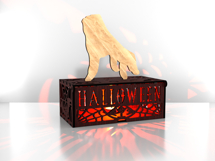 Hand Lantern SVG File - Spooky Night Light &amp; Centerpiece Product Image 9