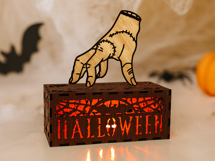 Hand Lantern SVG File - Spooky Night Light &amp; Centerpiece Product Image 4