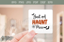 Halloween Funny SVG Design - Haunt Mess Cute Spooky png svg Product Image 2
