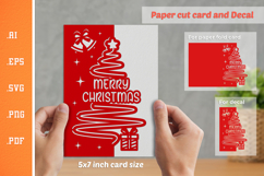 Christmas Paper Cut Cards SVG Bundle Product Image 3