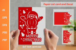 Christmas Paper Cut Cards SVG Bundle Product Image 4