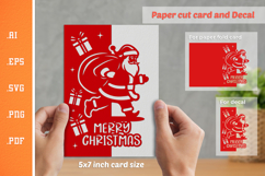 Christmas Paper Cut Cards SVG Bundle Product Image 8