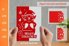 Christmas Paper Cut Cards SVG Bundle Product Image 10