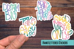 Hand Lettered Motivational PNG Sticker Pack Product Image 1