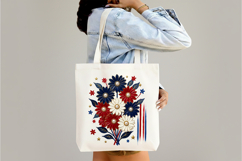 Hand Painted Patriotic Floral Png Product Image 3