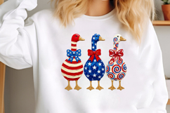 Hand-Painted Patriotic Goose PNG Product Image 2