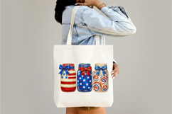Hand Painted Patriotic Mason Jar PNG Product Image 3