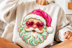 Pink Santa Christmas PNG | Glam Heart Sunglasses Pinkmas Png Product Image 5