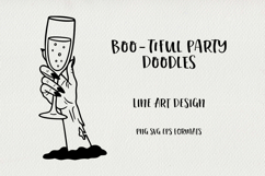 Funny Halloween Line Art Clipart SVG|PNG|EPS, BUNDLE. Product Image 19