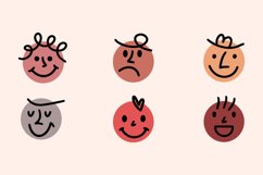 Handcrafted cute emoticons bundle Product Image 3