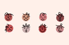 Handcrafted cute emoticons bundle Product Image 2