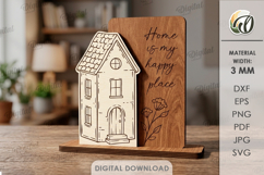 3D Hand Drawn Style Stands Bundle Laser Cut. Stand Decor SVG Product Image 11