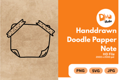 Handdrawn Doodle Papper Note Product Image 1
