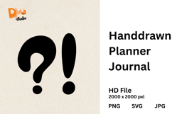Handdrawn Planner Journal Product Image 1
