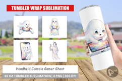 Handheld Console Gamer Ghost Tumbler Product Image 1