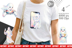 Handheld Console Gamer Ghost Sublimation Product Image 1